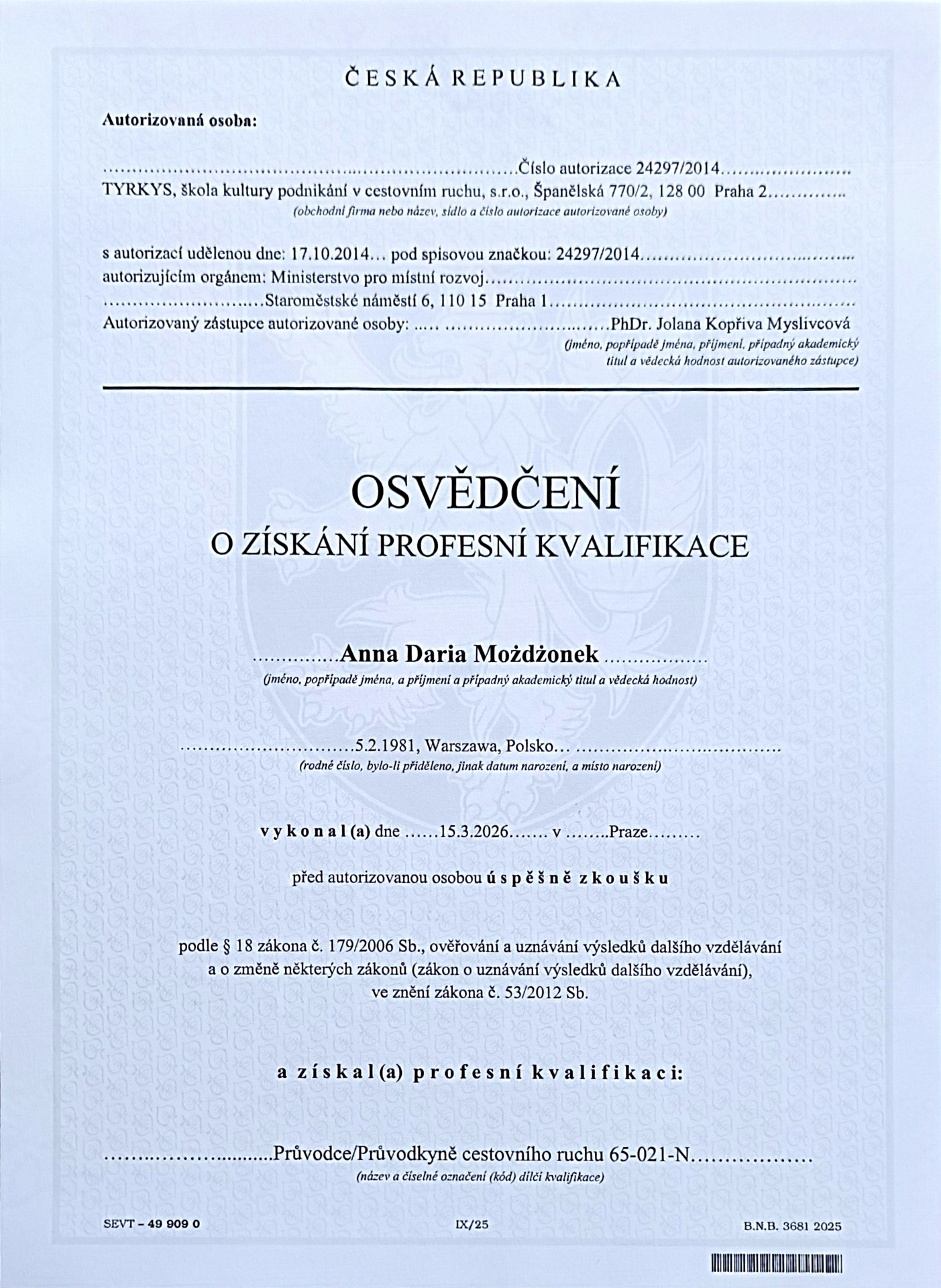 anna-przewodniczka_ceska_republika